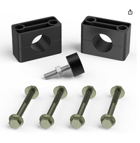 Club Car DS Brakes Block Mounting Set with Screw Nut, 1981-Up, 1011402, 1010811, 1010812, 10108122, 1010878