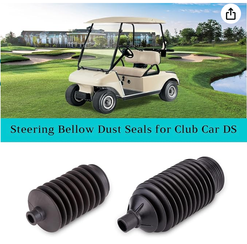 STEERING LONG/SHORT BELLOWS FOR CLUB CAR DS G N E 1997 - UP. 1013035, 101880001