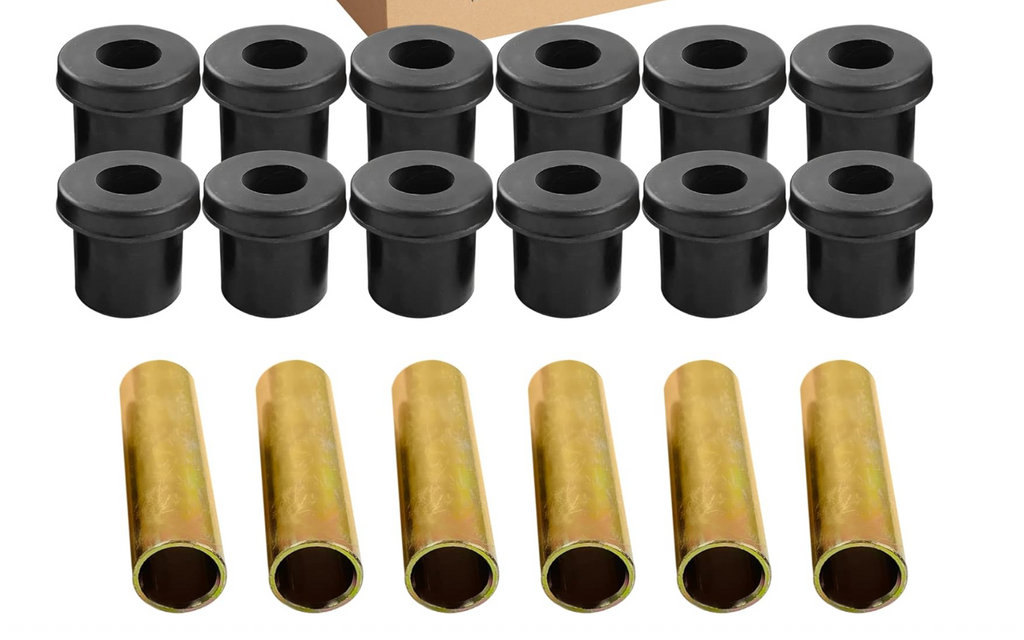 REAR LEAF SPRING BUSHING SET FOR  EZGO TXT/MELDALIST 1996+（Sleeve Part No#: 70289G02 ; Bushing Part No#: 70291G01）