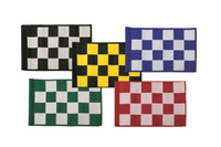 Plain Laser Cut Checkered Flags (14" x 20")